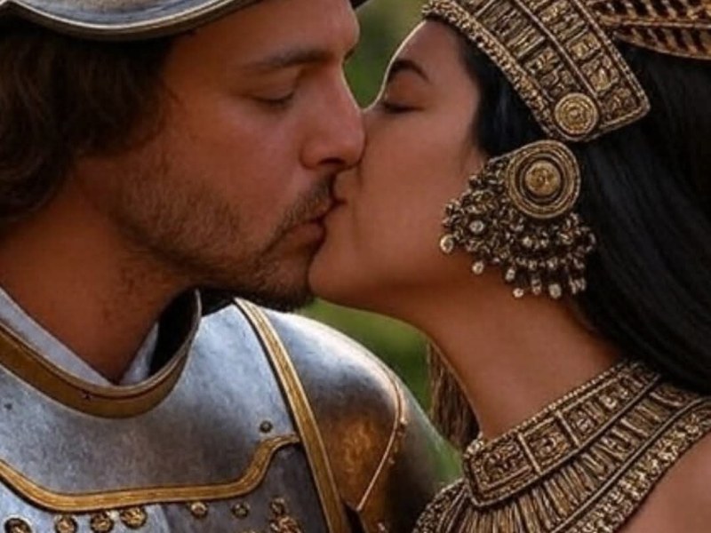 El matrimonio de Isabel de Moctezuma, hija del Tlatoani Montecuzoma con Pedro Gallego de&nbsp;Andrade